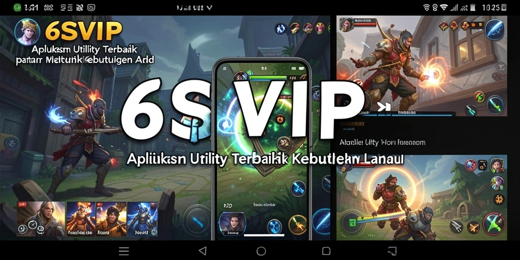 Screenshot utama 6SVIP menunjukkan antarmuka pengguna yang intuitif dan ramah.