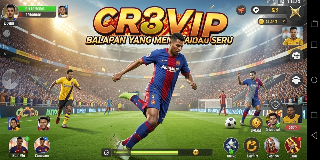 Tampilan gameplay Racing yang mendebarkan dan penuh aksi.