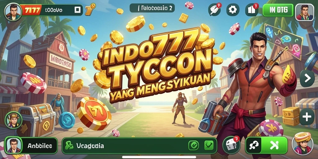 Tampilan gameplay INDO777 yang menarik dan penuh warna.