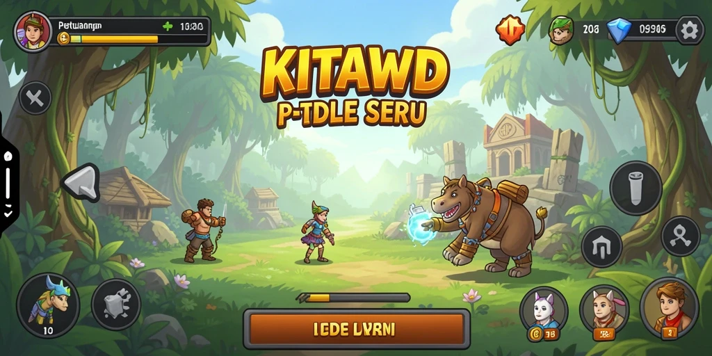 Tangkapan layar dari gameplay <strong>KITAWD</strong> yang menampilkan aksi seru dan visual menarik.