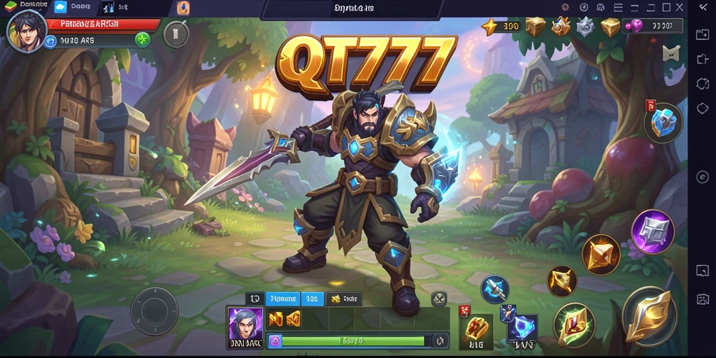 Tampilan gameplay menakjubkan dalam QT777 dengan aksi yang mendebarkan.
